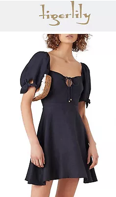 $39.58 • Buy Bnwt Tigerlily Ladies Kalama Dress Size 10/medium (indigo) Rrp $179.00 Last One