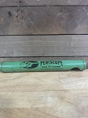 VINTAGE TOY SUBMARINE PERISCOPE * BY PENN TOY COMPANY  * Tin Metal 14  • $39.99