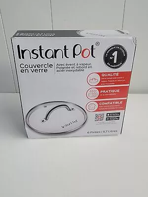 Instant Pot 6-Quart Tempered Glass Lid 9 Inch (23cm) Clear • $14.99