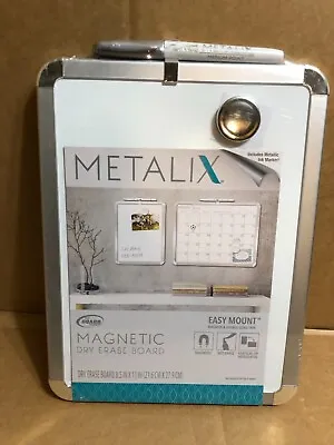 METALIX Magnetic Dry Erase Board 8.5 X11  FGH97 • $9.99