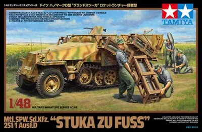 Tamiya 32566 1/48 SPW SdKfz 251/1 Ausf D Stuka Zu Fuss Halftrack • $41.13