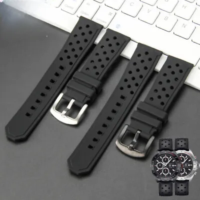 For TAG Heue Strap Men's F1 Watches Porous Silicone Rubber Waterproof Strap2 2mm • £12.88