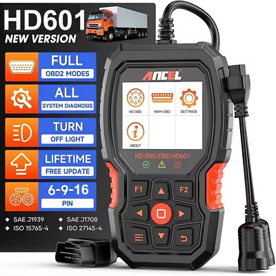 Heavy Duty Truck Scanner All System Diesel Diagnostic Scan Tool For Cummins • $219.99