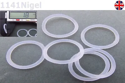 £1.99 • Buy 14mm ID  1.8mm CS O Rings Seal Silicone VMQ Sealing O-rings Washers  UK Last Few