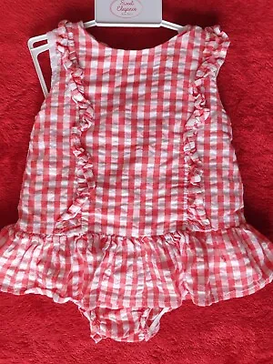 Baby Girls Dress And Pants Size 12-18 Brand Matalan • £2.99