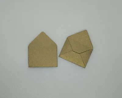 Mini Envelopes - Plain & Pearl - 2.6x3.6cm - Many Colours • £4.25