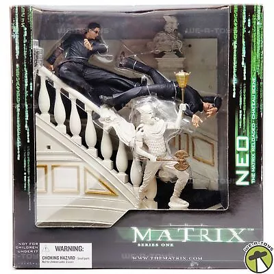 The Matrix Reloaded Neo In Chateau Scene Action Figure Deluxe Box Set Series 1 • $99.95