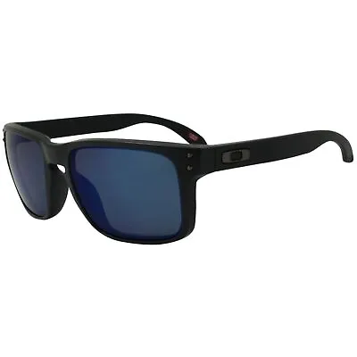 Oakley Polarized OO 9102-52 Holbrook Matte Black Ice Iridium Mens Sunglasses • $169.95