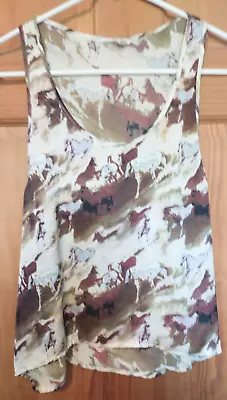 Forever 21 - I Love H81 -Size S/P Horses Tank Top Shirt • $9