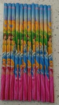 Disney Princess Pencils Multi Colour HB Pack Of 12 - Ideal Party Bag Filler • £2.49