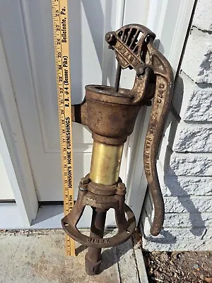 Vintage F E Myers Pump 1912 Ashland O Brass Cast Iron Farm Well Water Hand Works • $136.99