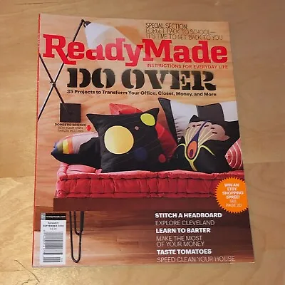 ReadyMade Magazine Aug Sept 2010 Ready Made Make Gym Equipment Summer Fruits • $15.99