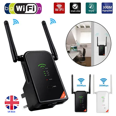 WiFi Range Extender Internet Signal Booster Universal Wireless Repeater UK Plug • £23.89