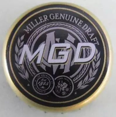 MGD MILLER GENUINE DRAFT Used Beer CROWN Bottle CAP Milwaukee WISCONSIN • $3.40