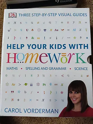£7.99 • Buy Help Your Kids Science Spelling & Grammar Maths Homework Carol Vorderman Books