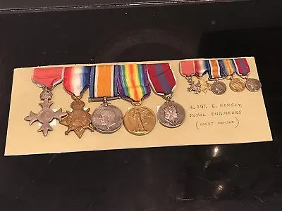 1ww Group Of Medals Full Size With Miniatures • £975