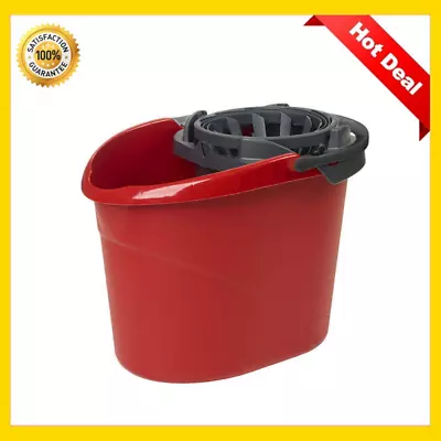 O-Cedar QuickWring Bucket 2.5 Gallon Mop Bucket With Wringer Red • $13.99