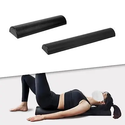 $69.14 • Buy Half Round Yoga Column Roller Tool Yoga Brick Massage Balance Training Foam