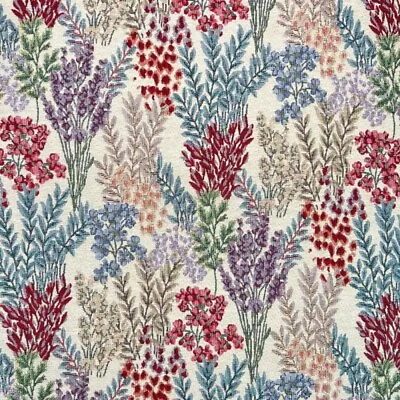 Tapestry Fabric Giardini Floral Wild Flowers Upholstery Furniture 140cm Wide • £1.75