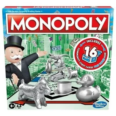 Monopoly Classic Board Game From Hasbro Gaming UK EDITION NEW & SEALED. • £19.99