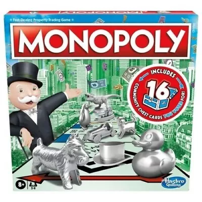 Monopoly Classic Board Game From Hasbro Gaming UK EDITION NEW & SEALED. • £19.99