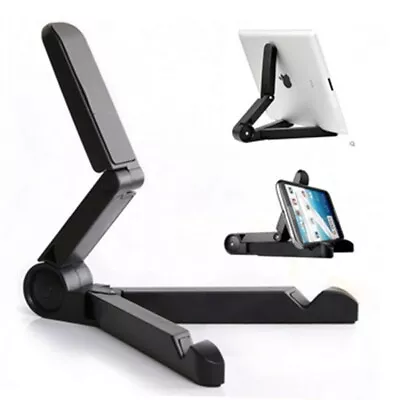 Adjustable Tablet Stand Holder Foldable Phone Tripod Desk Stand For IPhone IPad • £3.69