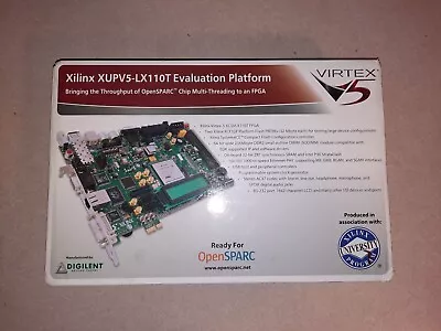 XILINX FPGA Development Kit XUPV5-LX110T Evaluation Platform With Virtex V5 • $136