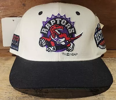 Vintage Toronto Raptors 1993 Starter The Natural Snapback Hat Cream NBA NWT Rare • $58.38