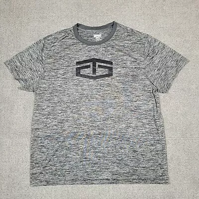 Tapout T-Shirt Mens XL Gray Black Logo Short Sleeve MMA UFC Gym Shirt • $9.99