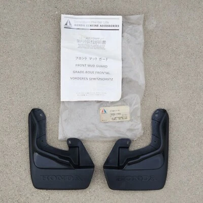 $1999 • Buy 1988 1989 1990 1991 HONDA CRX CR-X Front Mudflaps NOS Jdm Japan Ef8
