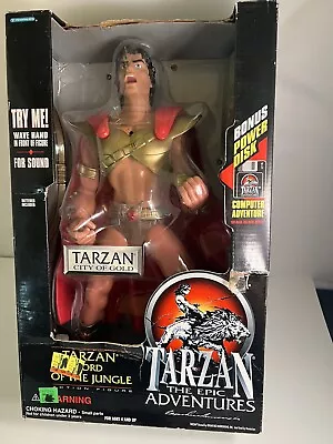 Tarzan Epic Adventures City Of Gold Lord Of The Jungle Action Figure New Sealed • $25