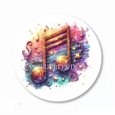 Pretty Music Lovers Musical Note Favors Scrapbook Stickers Envelope Seals Labels • $2.80