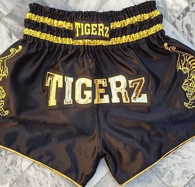 Large - Tiger Fight Shorts UFC Cage Fight Grappling Muay Thai Boxing Kick Boxing • £11