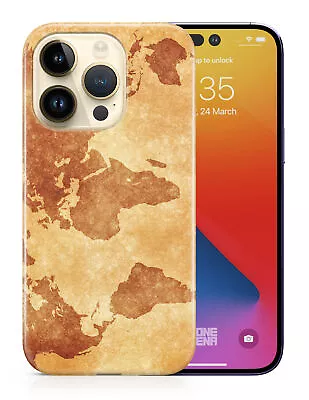 Case Cover For Apple Iphone|vintage World Map Geography #2 • £6.25