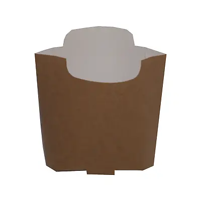  Disposable Takeaway Cardboard Chip Scoop Boxes Fast Food Packaging  • £13