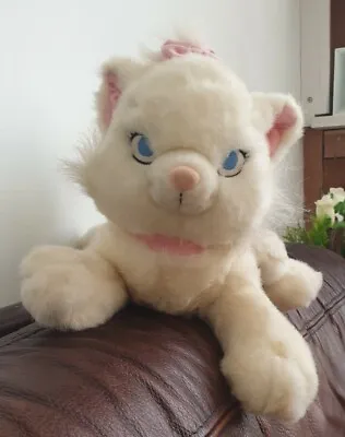 £4.99 • Buy Disney Store Aristocats Marie White Cat Plush Pink Bow Soft Toy 14  Plush Beanie