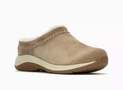 Merrell Encore Ice 5 Women's Casual Moc Shoes Slip On Winter Faux Fur Sz 6 M • $59.99