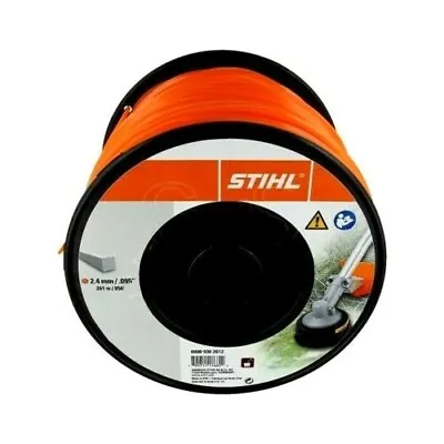 £26 • Buy Stihl 2.4mm Square Orange Nylon Line Cord X 253m Strimmer Brushcutter Trimmer