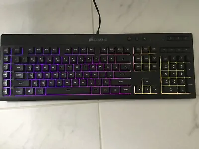 $30 • Buy Corsair K55 RGB Gaming Keyboard P/N CH-9206015-NA