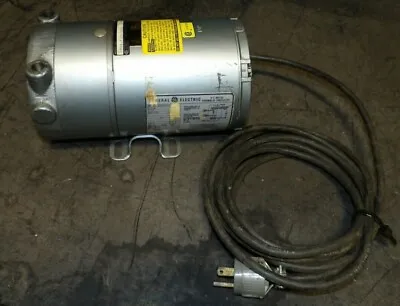 Ge Gast 1/6 Hp Vacuum Pump Motor 48y 1/4  Suction & Discharge Ports 5kh33dn137x • $89.99