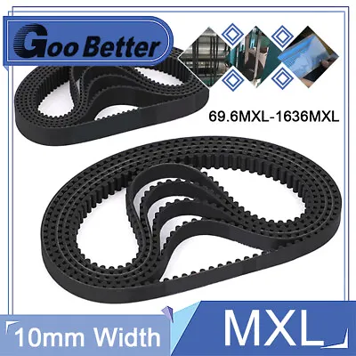 69.6-1636MXL Timing Belt 10mm Width Rubber Synchronous Belts 2.032mm Teeth Pitch • $2.51