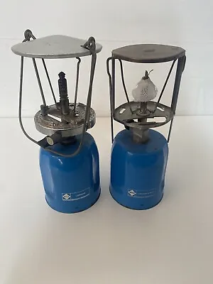 2 Vintage Camping Gaz Lanterns For Parts Spares Or Repair As Pictured • £9.99