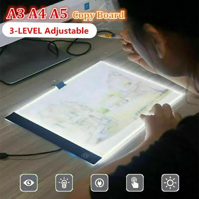 LED Tracing Light Box Drawing Board Art Pad Diamond Painting Table Copy Station • $11.95