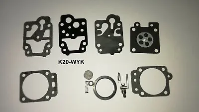 K20-WYK Carb Kit For WALBRO CARBS.HUSQVARNA 132 ETC • £5.99