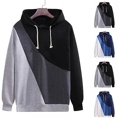 Men's Slim Fit Long Sleeved Hooded Casual Hoodie Sweatshirts For Men • $26.54