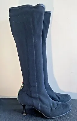 £64.50 • Buy Iconic Gucci Knee High Sock Boots Size 3