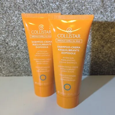 Collistar After-Sun Rebalancing Cream Shampoo 2x100ml • £9