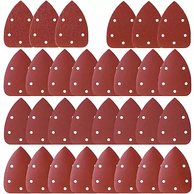 Bates Mouse Detail Sander Sandpaper 30 Pcs 40/80/120/180/240 Grit Sanding Pads • $9.68