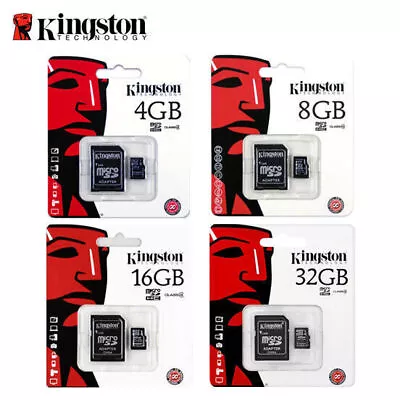 4GB 8GB 16GB 32G Kingston Micro SD SDHC Memory Card Class 4/10 TF Card For Phone • $4.28