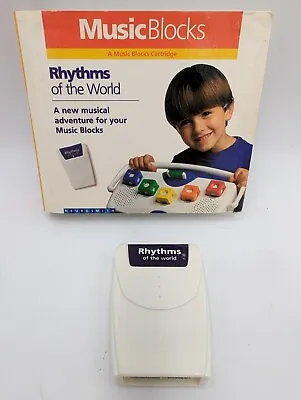 Neurosmith 1998 Music Blocks Cartridge RHYTHMS OF THE WORLD In Box • $47.96